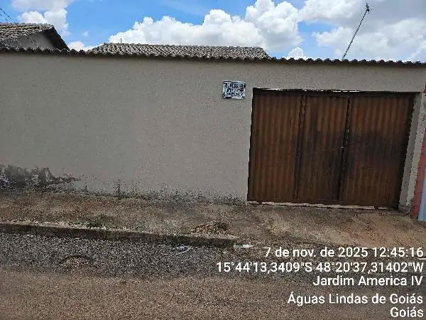 Imóvel em leilão - RUA 04, N. SN, LT A1 27 QD 74, JARDIM AMERICA IV, AGUAS LINDAS DE GOIAS, GO