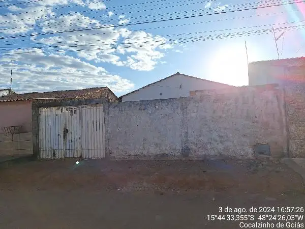 Imóvel em leilão - RUA II, N. SN, QD 05, LT 08, LOT GIRASSOL RESIDEN, COCALZINHO DE GOIAS, GO