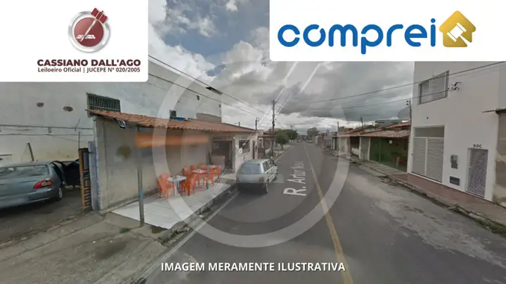 Terreno e benfeitoria, situado na Rua Artur Neiva, nº 73, Queimadinha, Feira de Santana/BA