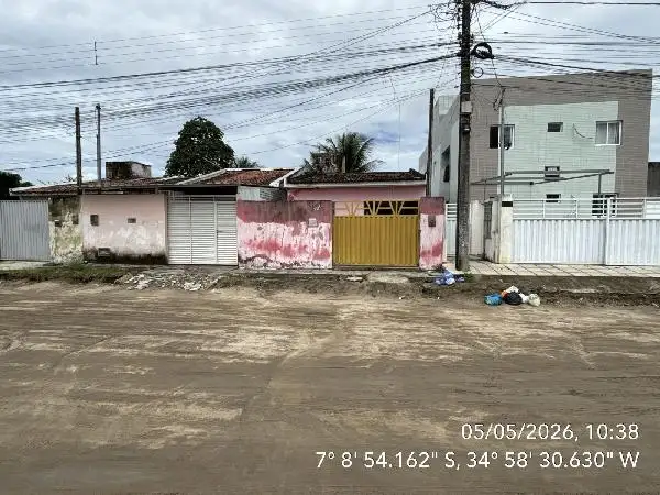Imóvel em leilão - PADRE ROMA, N. 391, LT 33A QD 23, TIBIRI, SANTA RITA, PB