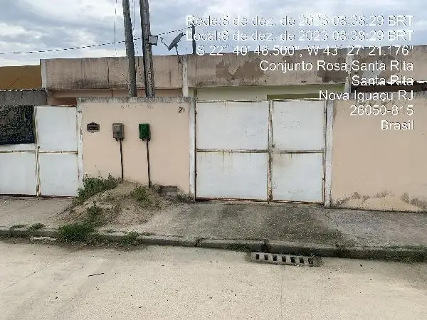 Imóvel em leilão - RUA SEIS, N. 70, CS 02, QD H, LT 10, SANTA RITA, NOVA IGUACU, RJ