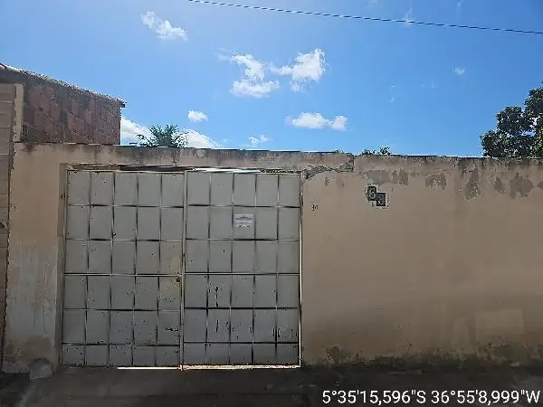 Imóvel em leilão - RUA CONEGO VICENTE PIMENTEL, N. 63, LT 07 QD 21, FRUTILANDIA, ACU, RN