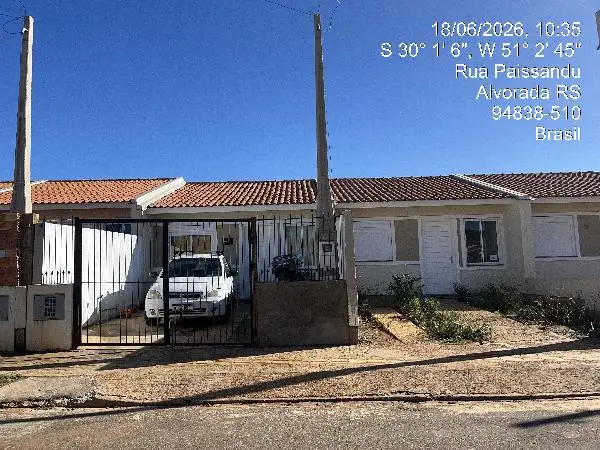 Imóvel em leilão - RUA B, N. 140, Q02L01 UN.PV.46, PIRATINI, ALVORADA, RS