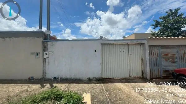 Imóvel em leilão - RUA DOS ANDES QUADRA 44, N. 756, LT 08A, JARDIM SERRANO, CALDAS NOVAS, GO