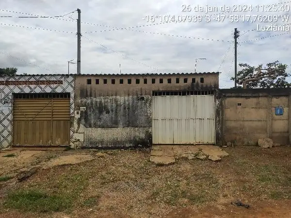 Imóvel em leilão - QUADRA 461, N. SN, CS 02 R 321 LT 02, PARQUE ESTRELA DALVA X, LUZIANIA, GO