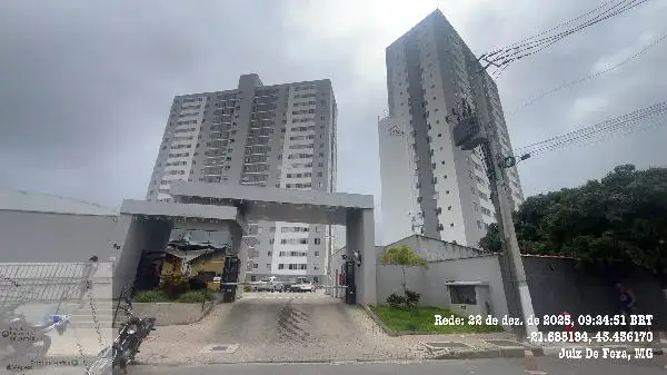 Imóvel em leilão - RUA SEBASTIAO GARCIA, N. 80, Apto 202, TR 02 LT 01-A, BENFICA, JUIZ DE FORA, MG