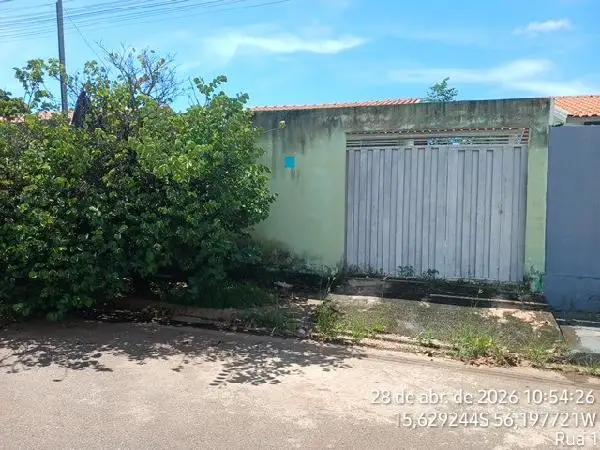 Imóvel em leilão - RUA 01, N. SN, LT 35 QD 10, RESIDENCIAL VEREDAS, VARZEA GRANDE, MT