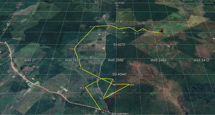 Uma área rural de terras, com a denominação de Bacabalzinho, com 230,1683ha no Município de Monção/MA
