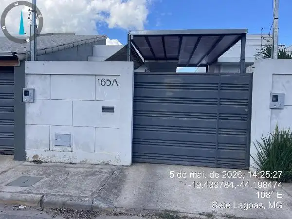 Imóvel em leilão - RUA DOUTOR CARLOS V F LINHARES, N. 165A, CS 02 LT 01 QD 06, RESIDENCIAL CAMPESTRE, SETE LAGOAS, MG