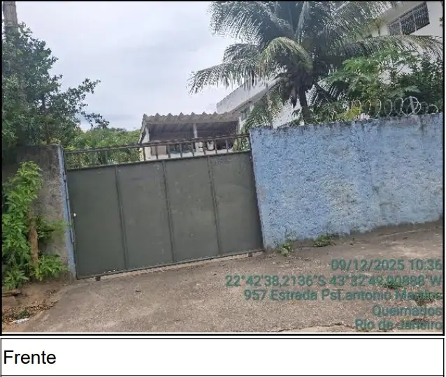 Imóvel em leilão - ESTRADA PASTOR ANTONIO MARTINS, N. 1050, ANT ESTR. OLARIA 957, QUEIMADOS, QUEIMADOS, RJ