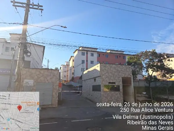 Imóvel em leilão - RUA ALICE VENTURA,N. 288 APTO. 302 BLOCO 07, TONY - CEP: 33930-590, RIBEIRAO DAS NEVES - MINAS GERAIS