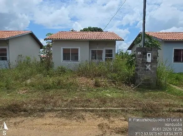 Imóvel em leilão - ESTRADA CARLOS BRAGA, N. SN, QD 42 LT 06 KM 08 RUA PARICATUBA, LOT NOVA AMAZONAS I, IRANDUBA, AM