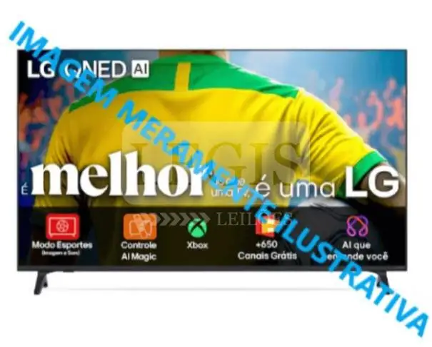Smart TV/LG, 86 polegadas, cor preta.