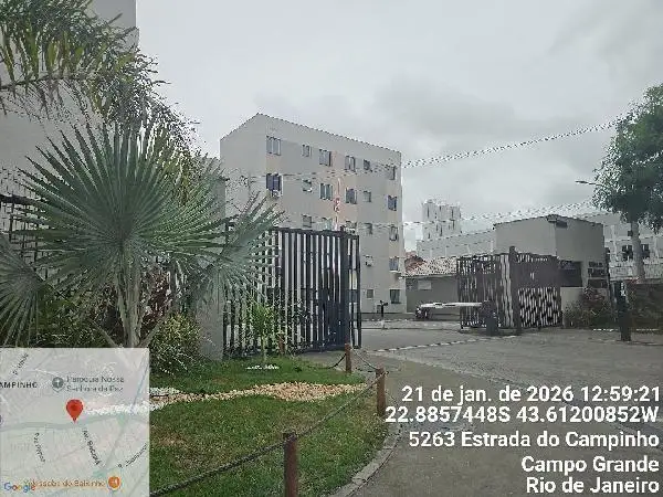 Imóvel em leilão - ESTRADA DO CAMPINHO, N. 5300, Apto 503, BL 05, COSMOS, RIO DE JANEIRO, RJ