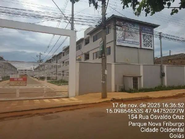Imóvel em leilão - QUADRA QUADRA 4, N. SN, Apto 201, CHAC 17, BL N, RUA OSWALDO CRUZ, MANSOES RECREIO MOSSORO, CIDADE OCIDENTAL, GO