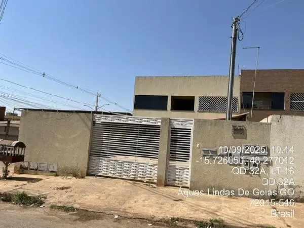 Imóvel em leilão - 4 AVENIDA, N. SN, Apto 102, QD A-32 LT 16-A PAV 01, MANSOES OLINDA, AGUAS LINDAS DE GOIAS, GO