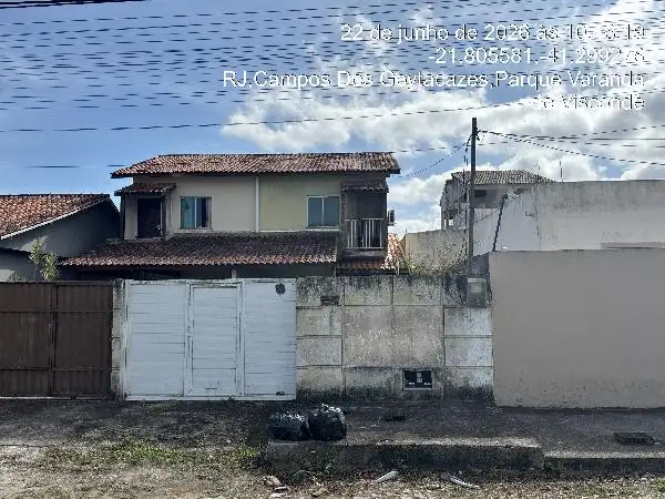 Imóvel em leilão - RUA VICENTE JUDICE, N. 74, CASA 02, PARQUE VARANDA DO VISCONDE, CAMPOS DOS GOYTACAZES, RJ