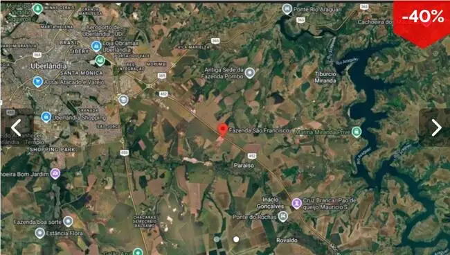 Terreno em leilão em Uberlândia