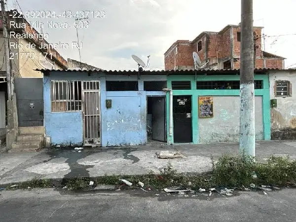 Imóvel em leilão - RUA VILA NOVA - SERVIDÃO DE PASSAGEM, N. 608, CASA 02, REALENGO, RIO DE JANEIRO, RJ