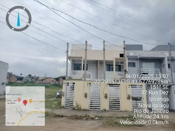Imóvel em leilão - RUA DOIS, N. 10, CS 01 LT 01 QD H, MARAPICU, NOVA IGUACU, RJ