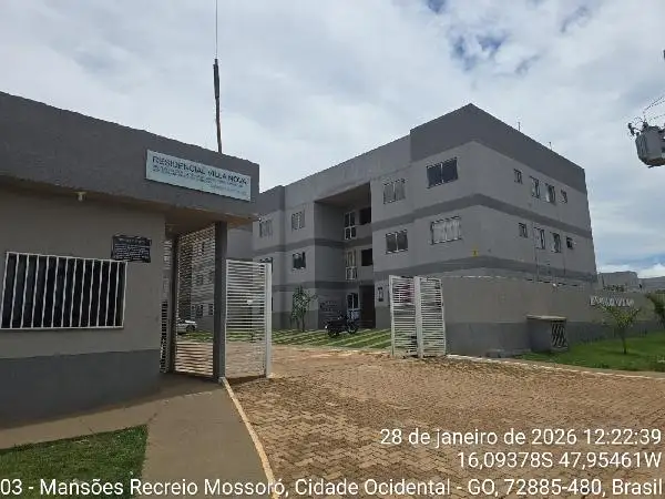 Imóvel em leilão - QUADRA 3, N. SN, Apto 804, BL 08 LT 20 RUA OSVALDO CRUZ VG 804, MANSOES RECREIO MOSSORO, CIDADE OCIDENTAL, GO
