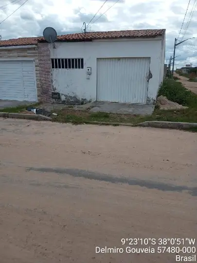 Imóvel em leilão - RUA PROJETADA, N. 1084, LT 02 QD 124, Bairro Novo, DELMIRO GOUVEIA, AL