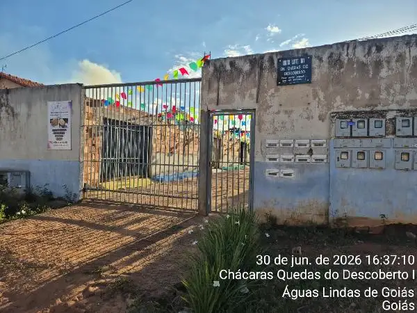 Imóvel em leilão - QUADRA 12, N. SN, CS B CH 161 RUA 19, CHACARAS QUEDAS DO DESCOBERTO, AGUAS LINDAS DE GOIAS, GO
