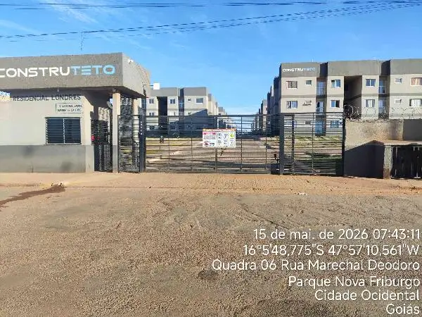 Imóvel em leilão - RUA MARECHAL DEODORO, N. SN, Apto 2010, LT 13D QD 06 BL 20 2 PAV VG 2010, MANSOES RECREIO MOSSORO, CIDADE OCIDENTAL, GO