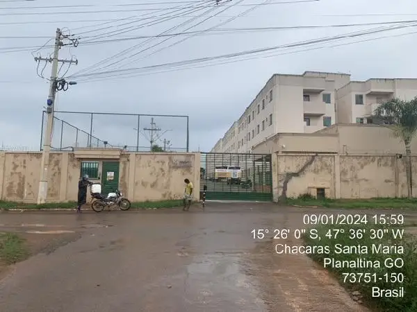Imóvel em leilão - LOTEAMENTO CHACARAS SANTA MARIA, N. SN, Apto 404, BL J, CH 98-A, CHACARAS SANTA MARIA, PLANALTINA, GO