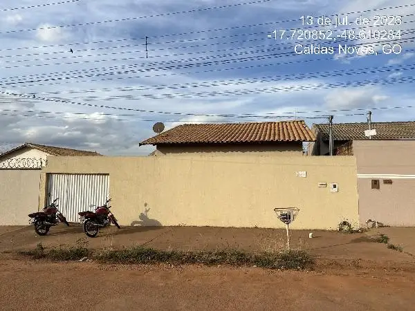 Imóvel em leilão - RUA RP 1, N. 166, LT 1B QD 04, RESIDENCIAL PRIMAVERA, CALDAS NOVAS, GO