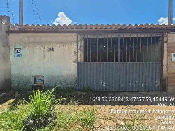 Imóvel em leilão - QD 215, N. SN, CS 01 LT C, PARQUE INDUSTRIAL MINGONE, LUZIANIA, GO