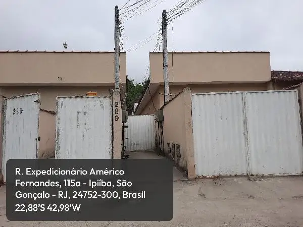 Imóvel em leilão - RUA EXPEDICIONARIO AMERICO FERNANDES, N. 289, CASA 03, IPIIBA, SAO GONCALO, RJ