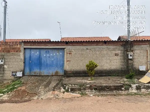 Imóvel em leilão - RUA 16, N. SN, QD 18, LT 33, ITAMAR NOBREGA II, COCALZINHO DE GOIAS, GO