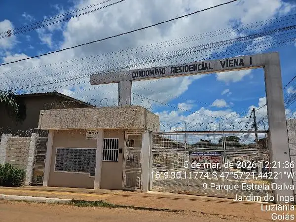 Imóvel em leilão - QUADRA 147, N. LT 01, Apto 111, BL B PAV 01 VG B111, PARQUE ESTRELA DALVA IX, LUZIANIA, GO
