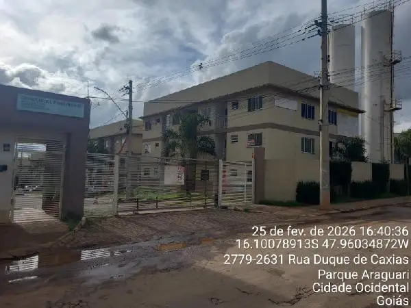 Imóvel em leilão - QD 5, N. SN, Apto 1509, LT 22, BL 15, RUA DUQUE DE CAXIAS, MANSOES RECREIO MOSSORO, CIDADE OCIDENTAL, GO