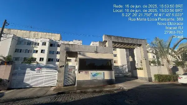 Imóvel em leilão - RUA MARIA LUCIA PIERSANTE ANT RUA PROJ 61, N. 265, Apto 102, BL 08 VG 85, PARQUE AEROPORTO, MACAE, RJ