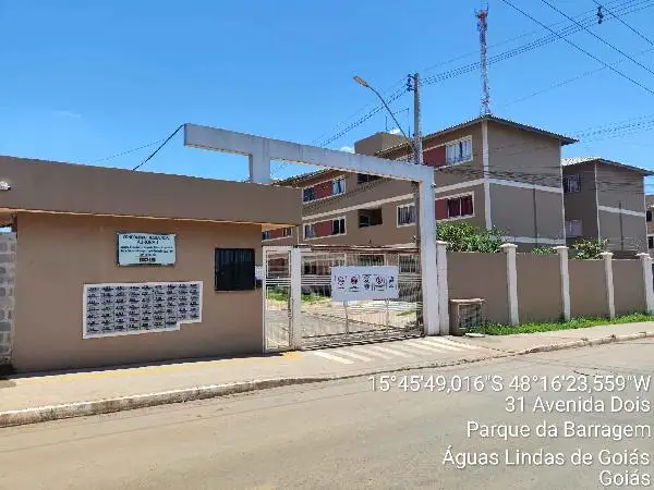 Imóvel em leilão - AVENIDA 2, N. SN, Apto 102, BL I, CJ A, LT 27A, QD 11, SETOR 05, PARQUE DA BARRAGEM SETOR 05, AGUAS LINDAS DE GOIAS, GO