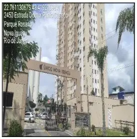 Imóvel em leilão - ESTRADA DOUTOR PLINIO CASADO, N. 2450, Apto 1411, BL 02, PARQUE ROSARIO, NOVA IGUACU, RJ