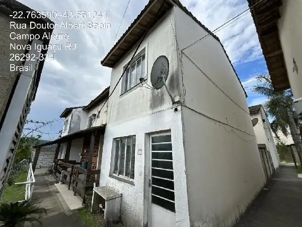 Imóvel em leilão - RUA DOUTOR SERGIO AROUCA, N. SN, CS 53 TIPO B LT  02, CAMPO ALEGRE, NOVA IGUACU, RJ