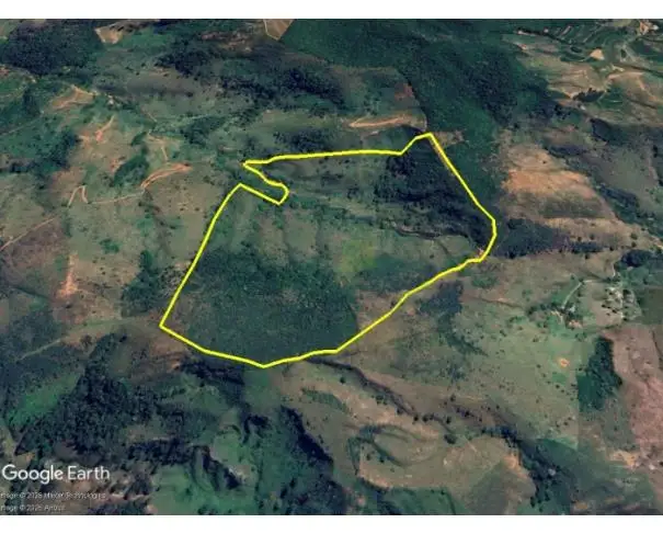 TARUMIRIM/MG - Terreno Rural com 09,02,46 hectares no Córrego cabeceira do Bananal