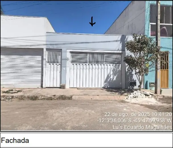 Imóvel em leilão - RUA PINA (VIA LOCAL 3), N. 399, QD 06, LT 18, UNIVERSITARIO, LUIS EDUARDO MAGALHAES, BA