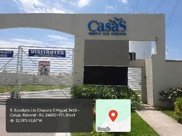 Imóvel em leilão - ESTRADA ADEMAR FERREIRA TORRES, N. SN, CS 11, QD D, AREA 01-G, CALUGE, ITABORAI, RJ