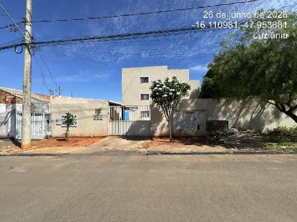 Imóvel em leilão - QUADRA 42, N. SN, Apto 103,  PV TERREO, LT 50, RUA MACEIÓ, VG 103, PARQUE ARAGUARI, CIDADE OCIDENTAL, GO