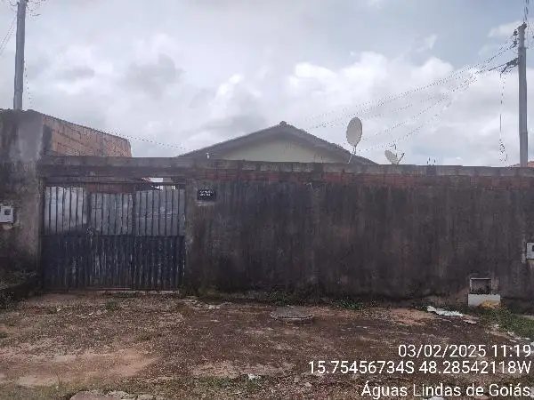 Imóvel em leilão - QUADRA 4, N. 0, LT 047-A11 RUA 14, MANSOES IMPERATRIZ, AGUAS LINDAS DE GOIAS, GO