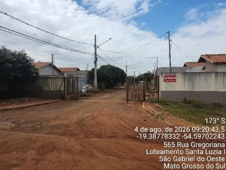 Leilão Judicial de Casa em São Gabriel do Oeste - São Gabriel do Oeste - MS
