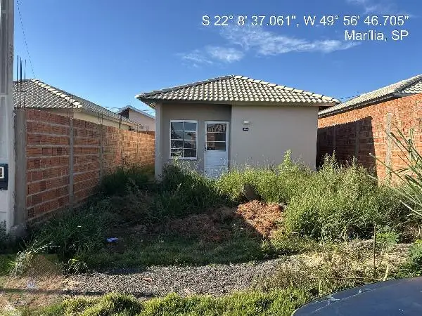 Imóvel em leilão - RUA REGINALDO VITOR DE SOUZA, N. 184, LT 23 QD 05, VEREADOR IVAN NEGAO, MARILIA, SP