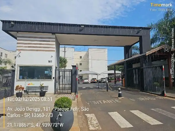 Imóvel em leilão - RUA JOAO DERIGGI, N. 181, Apto 103, BLOCO 12, PARQUE FEHR, SAO CARLOS, SP