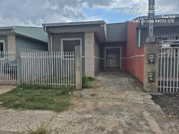 Imóvel em leilão - RUA OLIVEIRA, N. 177, CS 03 LT 01 QD 11, CARA-CARA, PONTA GROSSA, PR