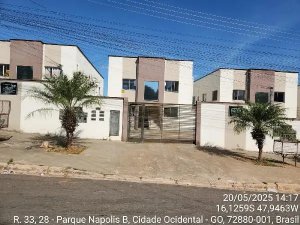Imóvel em leilão - QUADRA 79 LOTE 06 RUA 33, N. SN, Apto 201,, PARQUE NAPOLIS B, CIDADE OCIDENTAL, GO