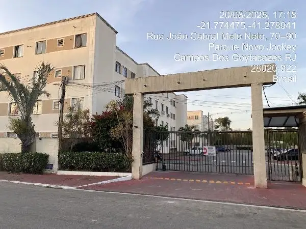 Imóvel em leilão - RUA JOAO CABRAL DE MELO NETO, N. 81, Apto 204, BL 12, PARQUE NOVO JOCKEY, CAMPOS DOS GOYTACAZES, RJ